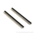 2.54mm 피치 핀 헤더 커넥터 단일 행 직각 SQ0.64mm H : 2.5mm 1*30p